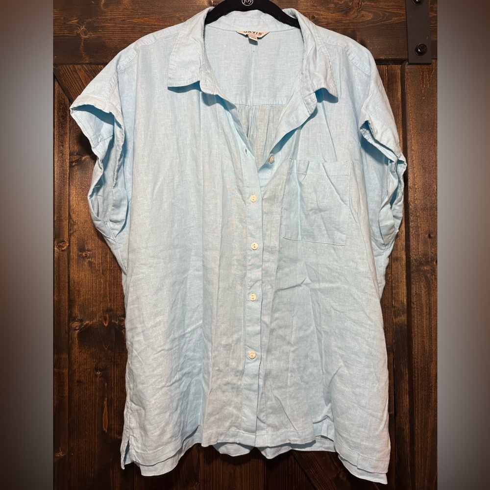 Orvis Button up Linen Shirt